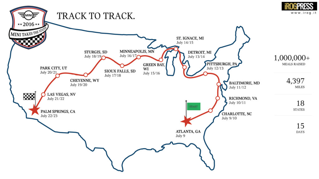 MINI TAKES THE STATES 2016 - www.irog.it